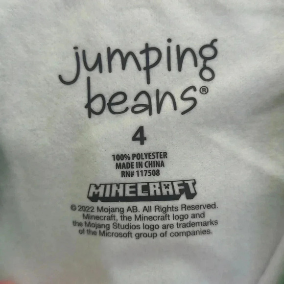BOYS jumping beans Minecraft zip up hoodie - Picture 3 of 7